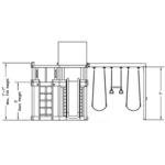 Congo Monkey Playsystem Adventurer WoodGuard Swing Set – Rock Wall, Wave Slide & Sandbox - Image 2