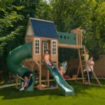 KidKraft Skyway Resort Wooden Swing Set – Cedar Playset for Kids | F29340 - Image 2