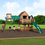 Woodridge Elite Cedar Wood Swing Set by Backyard Discovery - Image 2