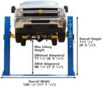  Atlas Automotive Equipment Atlas Equipment BP10000X Commercial Grade Baseplate 10 000 Lb. Capacity 2-Post Lift - Image 4