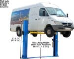  Atlas Automotive Equipment Atlas Equipment BP10000X Commercial Grade Baseplate 10 000 Lb. Capacity 2-Post Lift - Image 5