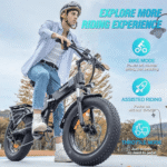 Folding Ebikes for Adults Ridstar 750W Motor 48V 14AH Removable Battery 20 X 4.0 Fat Tire Shimano 7-Speed 19.8MPH Electric Bike - Image 2