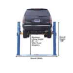 Atlas 8000 Lb Capacity Baseplate 2-Post Lift - Image 3