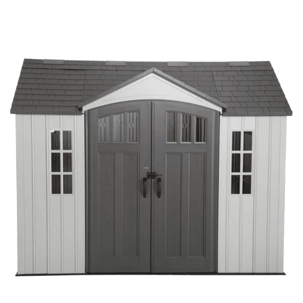 pop-product-245-image-1.png Lifetime 10′ x 8′ Outdoor Storage Shed, Gray - Image 1