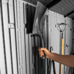 Lifetime 15′ x 8′ Dual Entry Outdoor Storage Shed, Gray - Image 9