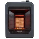 Bluegrass Living Natural Gas Vent Free Infrared Gas Space Heater With Base Feet – 10,000 BTU, T-Stat Control – Model# B10TNIR-B - Image 3