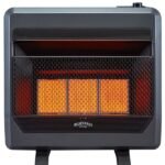 Bluegrass Living Propane Gas Vent Free Infrared Gas Space Heater With Blower and Base Feet – 28,000 BTU, T-Stat Control – Model# B28TPIR-BB