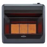 Bluegrass Living Propane Gas Vent Free Infrared Gas Space Heater With Blower and Base Feet – 28,000 BTU, T-Stat Control – Model# B28TPIR-BB - Image 5