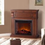Duluth Forge Full Size Electric Fireplace – Remote Control, Auburn Cherry Finish – Model# EL1350-2-AC - Image 3