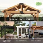 Arlington 12′ X 12′ Solid Wood Patio Gazebo - Image 3
