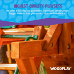 Woodplay Tiger Tower Combo A – Premium Wooden Swing Set for Endless Backyard Fun - Image 6