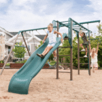 Lifetime Powder Coated Steel Swing Set with 4 Swing(s) , 1 Slide(s) - Image 8