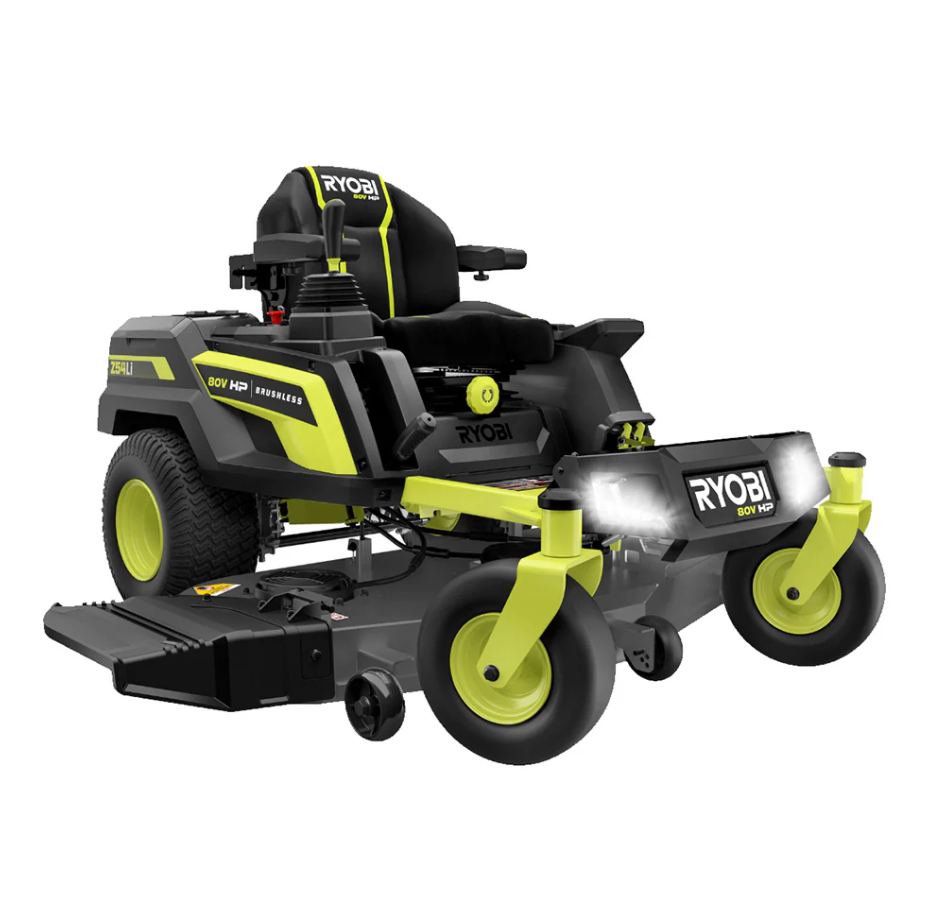 pop-product-90-image-1.png RYOBI 80V HP Brushless 30 in. Battery Electric Cordless Zero Turn Mower with 80V 10 Ah Batteries - Image 1