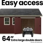 Handy Home Products Scarsdale 12x16 Do-it-Yourself Wooden Storage Shed with Floor - Image 6