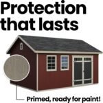 Handy Home Products Scarsdale 12x16 Do-it-Yourself Wooden Storage Shed with Floor - Image 7