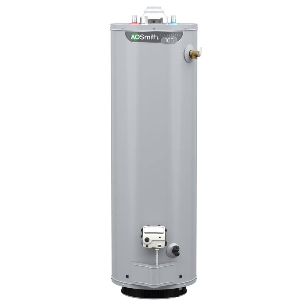 shopping_f6cbc256-6eba-400b-84da-d789638b081c.jpg A.O. Smith Signature 100 30-Gallon Tall 6-Year Limited 32000-BTU Natural GAS Water Heater | G6-T3032NVR - Image 1